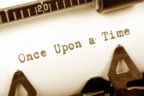Once upon a time on a typewriter