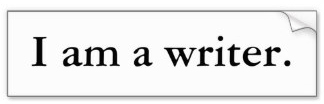 I am a writer